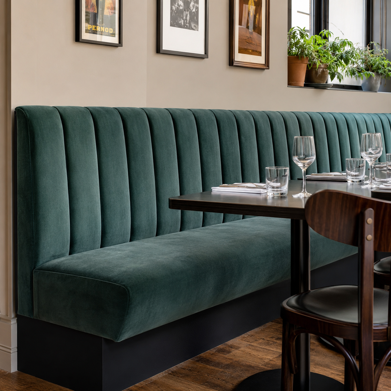 Réfection de banquettes de restaurant à Braine-l'Alleud : confort et image professionnelle