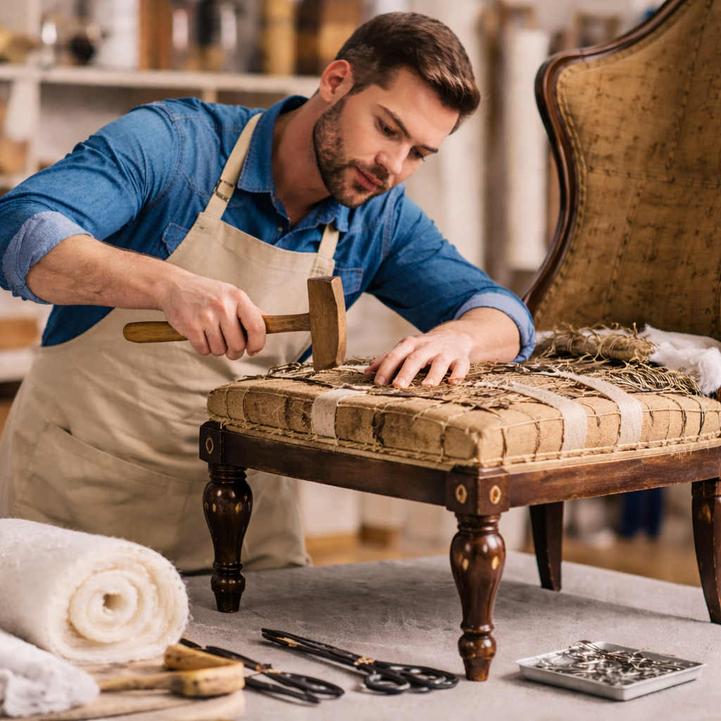 Réparation de fauteuil à Kraainem, Woluwe-Saint-Pierre, Etterbeek et Auderghem : redonnez une seconde vie à votre mobilier